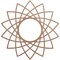 Ekena Millwork Eleanor Wood Fretwork Pierced Ceiling Medallion, Wood (Paint Grade), 24"OD x 9 1/4"ID x 3/8"T CMWP24X24X0375EAMF - alternate 1